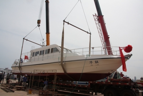 62尺釣魚艇“華聯”順利下水